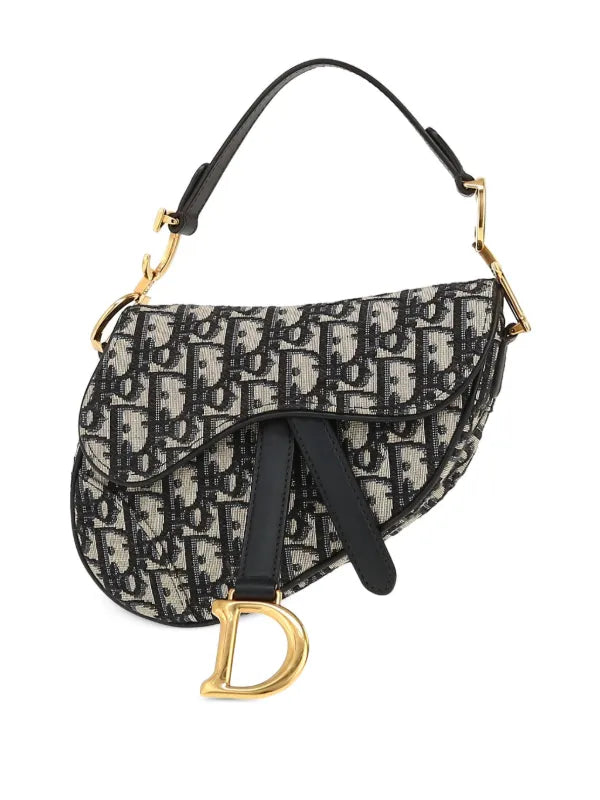 Christian Dior - bolsa Oblique Saddle mini 2018