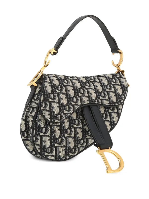 Christian Dior - bolsa Oblique Saddle mini 2018