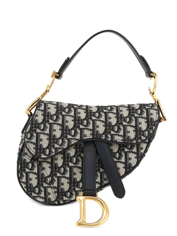 Christian Dior - bolsa Oblique Saddle mini 2018