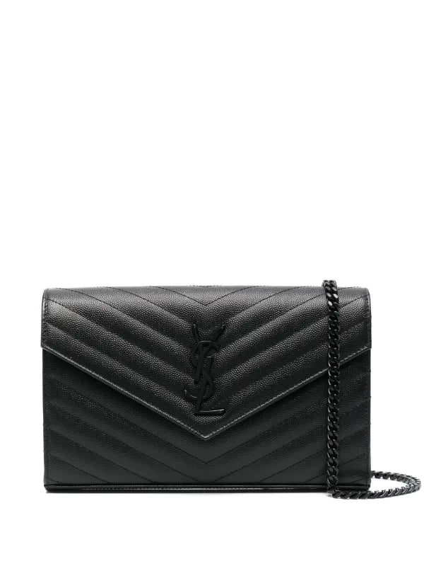 Saint Laurent
cartera con cadena y monograma