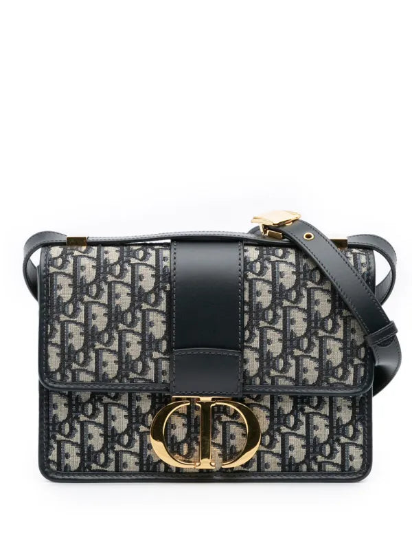 Christian Dior - bolsa crossbody 30 Montaigne de lona Oblique 2022