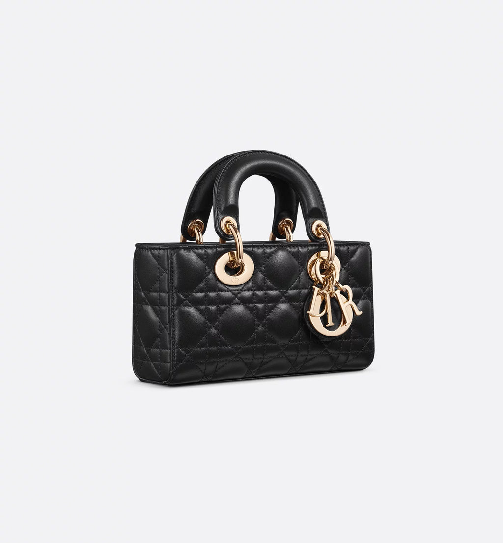 Bolso mini Lady D-Joy
Piel de cordero Cannage negra