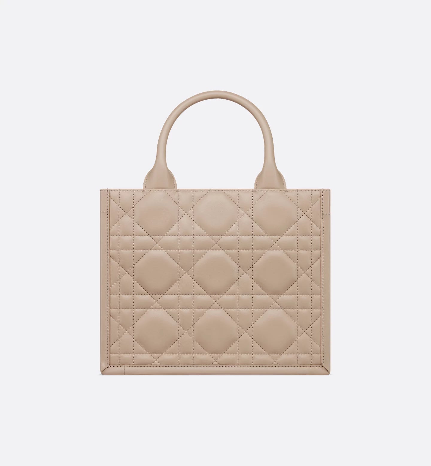 Dior Book Tote pequeño
Piel de becerro Macrocannage gris pardo desierto